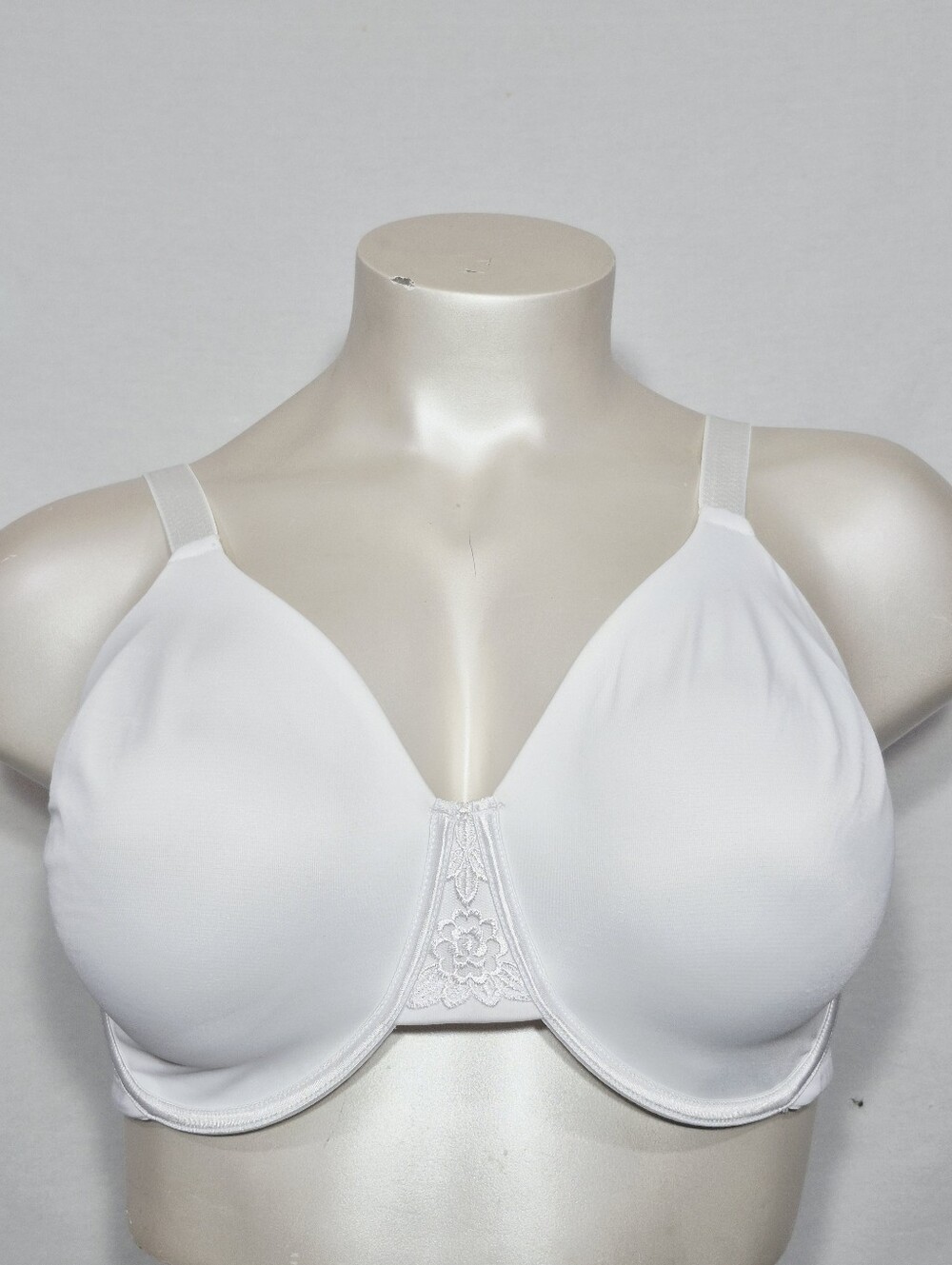 42C Vanity Fair 76080 Back‎ Smoothing Full Figure Minimizer Underwire Bra White